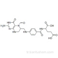L-Glutamik asit, N- [4 - [[(2-amino-5-formil-3,4,5,6,7,8-heksahidro-4-okso-6-pteridinil) metil] amino] benzoil] CAS 58-05-9